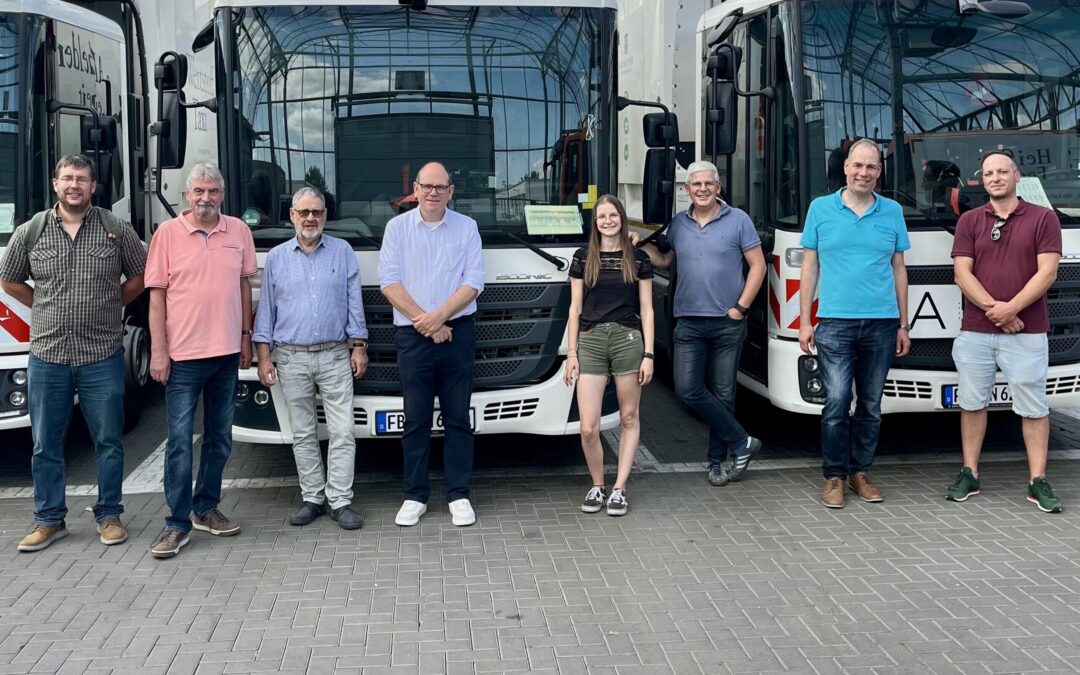 Besuch des Bauhofs der Stadt