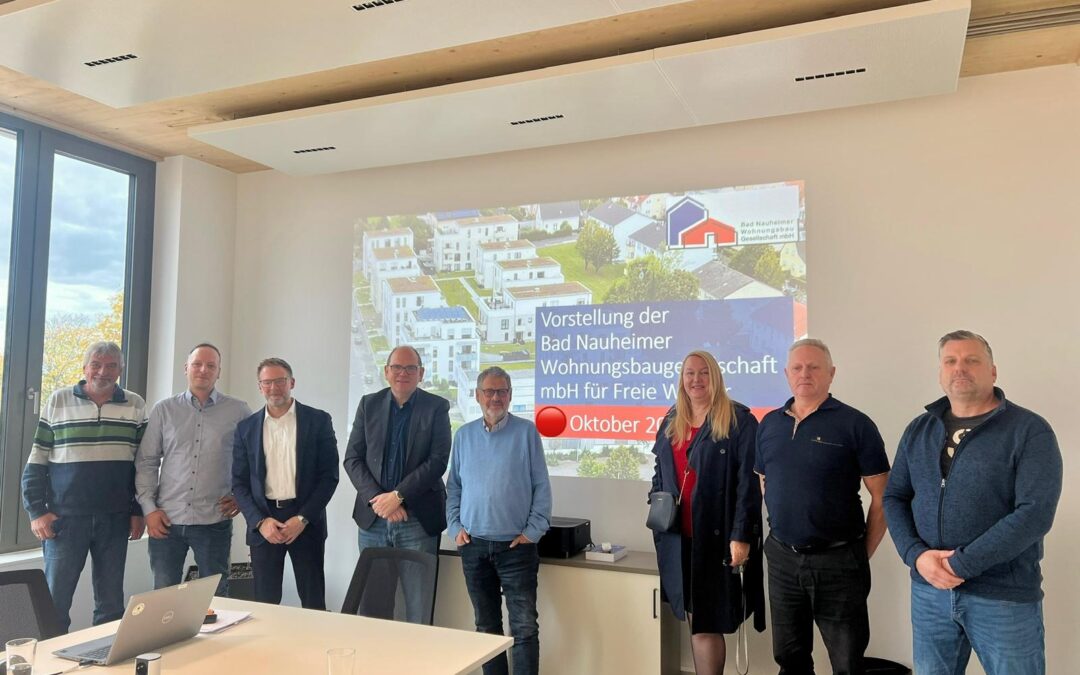 Freie Wähler im Gespräch mit der Bad Nauheimer Wohnungsbaugesellschaft
